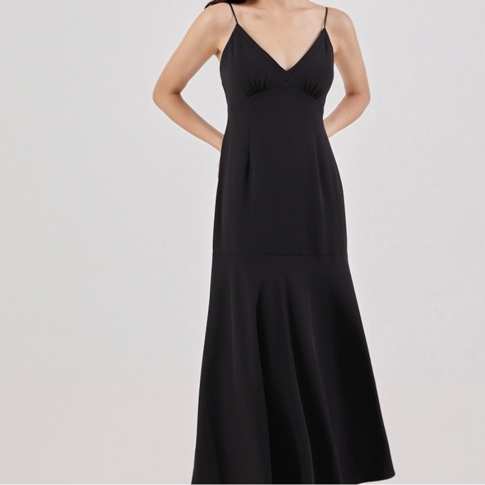 Love Bonito Alysse Padded Plunge Dress (Black, Medium)